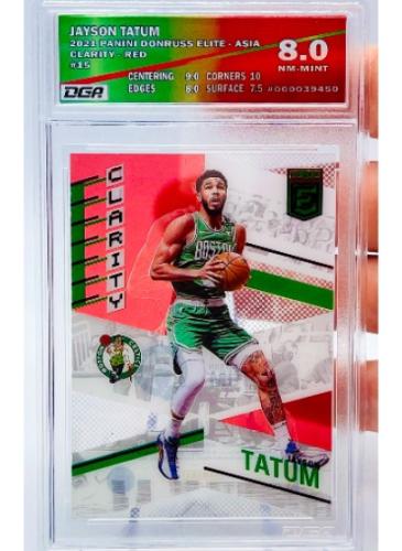 Sports Card Graded by Dynamic Grading Authority - Custom Label - Jayson Tatum Acetate