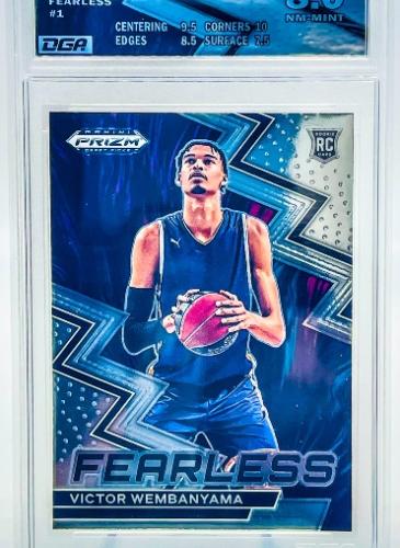 Sports Card Graded by Dynamic Grading Authority - Custom Label - Victor Wembanyama 